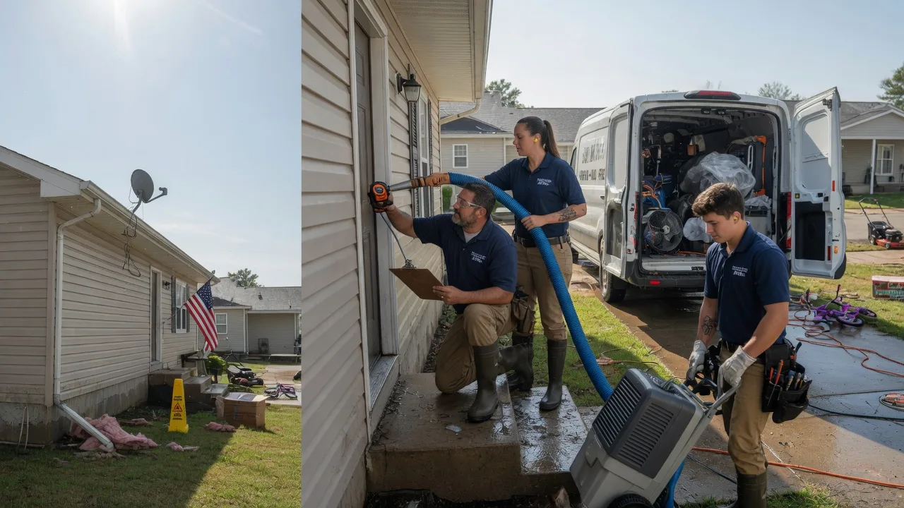 Ceiling Water Damage Restoration in Reesville, OH near me